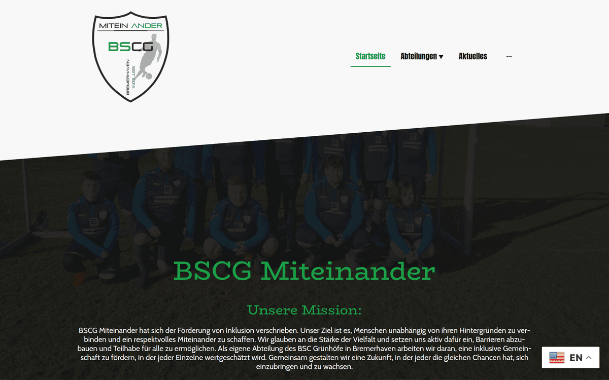 BSCG-Miteinander.de Screenshot