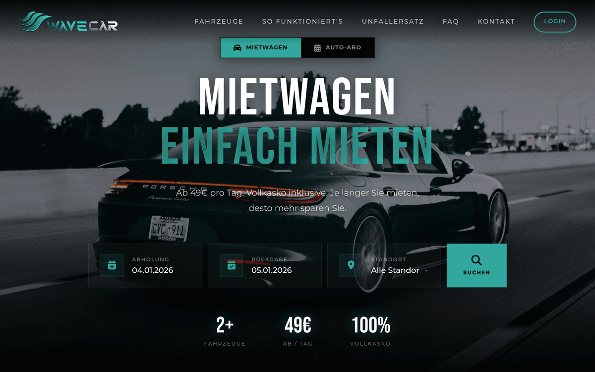 Wavecar.de Screenshot