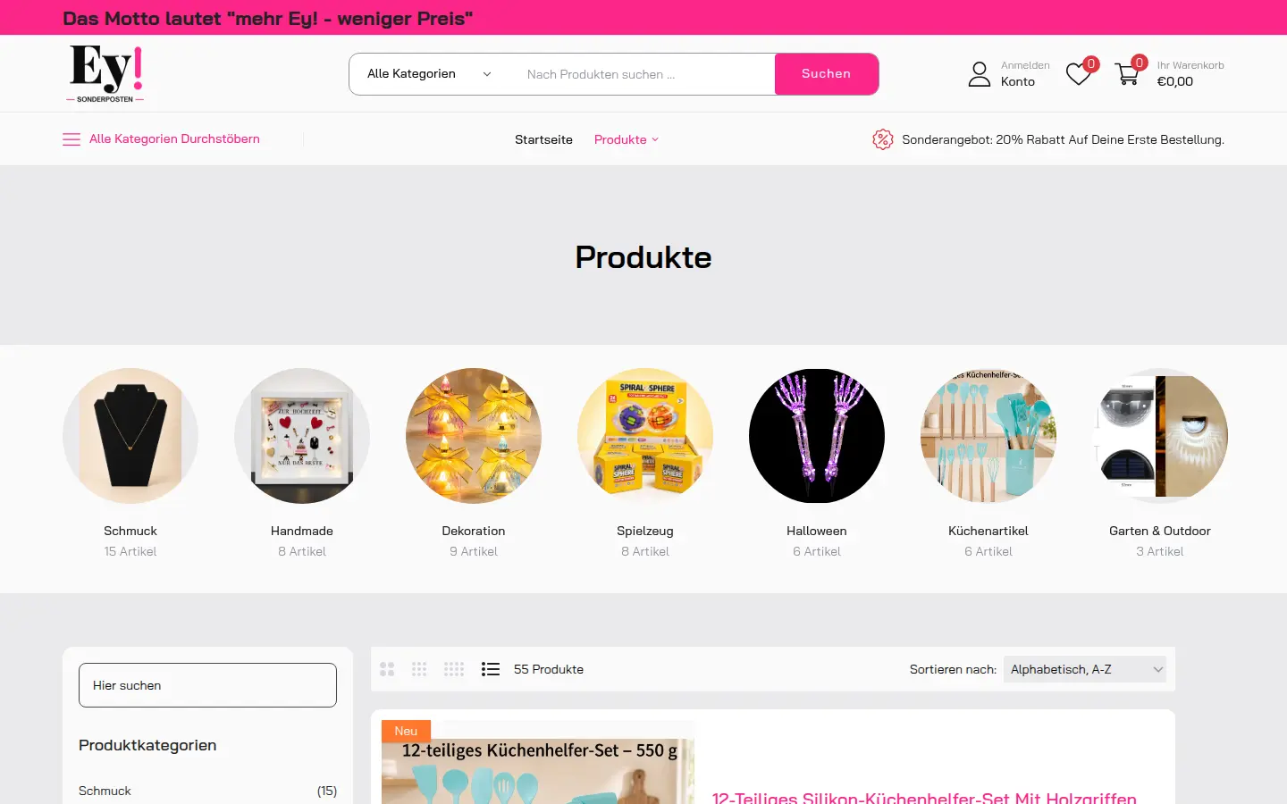 Gesamtkatalog Ey! Sonderposten